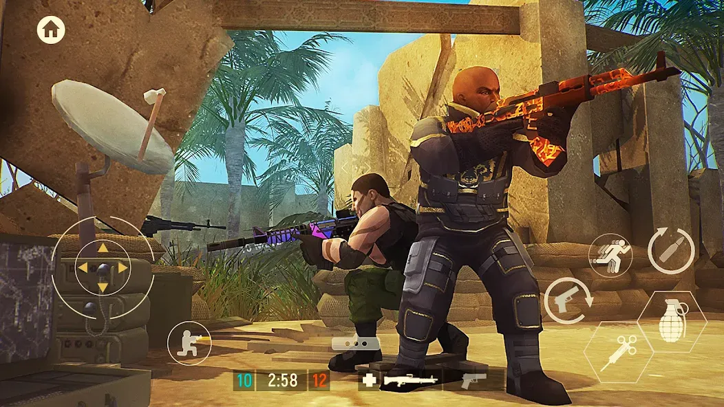Tacticool: 3rd person shooter (Тактикул) [МОД: Меню, Бесконечные монеты и Открытые уровни] Screenshot 3