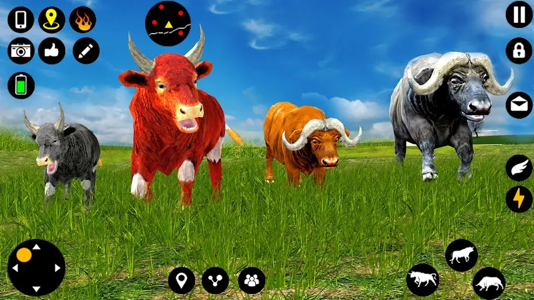 Angry Bull Attack Fight Games (Ангри Булл Атак Файт Геймс) [МОД: Много монет, Открытые уровни и Мега MOD] Screenshot 1