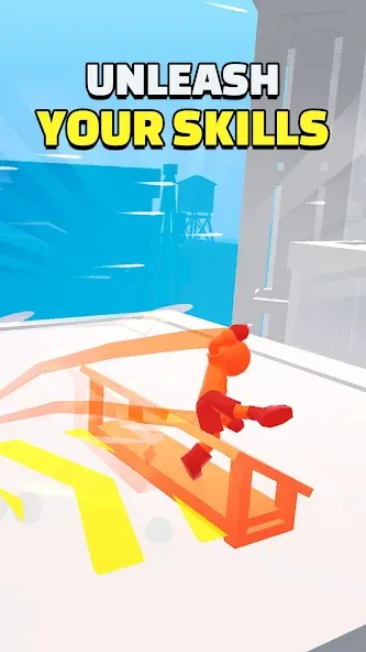 Parkour Race - FreeRun Game (Паркур Рейс) [МОД: Бесконечные деньги, Монеты и Мега MOD] Screenshot 4