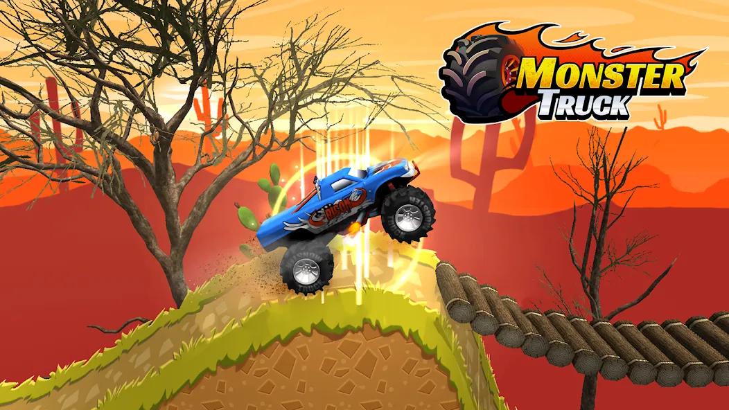 Monster truck: Extreme racing [МОД: Меню, Бесконечные монеты и Открытые уровни] Screenshot 1