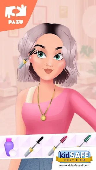 Makeup Girls: Dress up games [МОД: Меню, Бесконечные монеты и Открытые уровни] Screenshot 1
