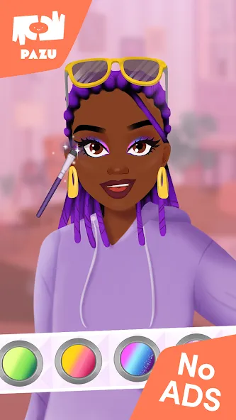 Makeup Girls: Dress up games [МОД: Меню, Бесконечные монеты и Открытые уровни] Screenshot 2
