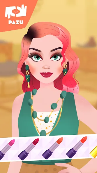 Makeup Girls: Dress up games [МОД: Меню, Бесконечные монеты и Открытые уровни] Screenshot 4