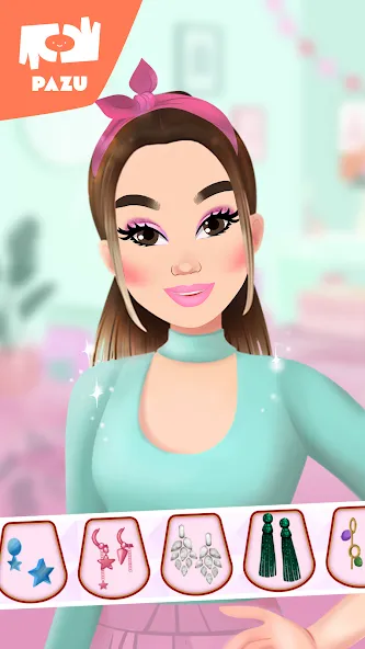 Makeup Girls: Dress up games [МОД: Меню, Бесконечные монеты и Открытые уровни] Screenshot 5