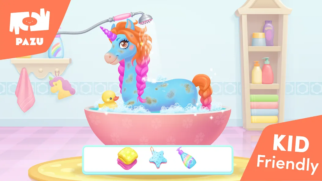 My Unicorn dress up for kids [МОД: Деньги, Монеты и Меню MOD] Screenshot 3
