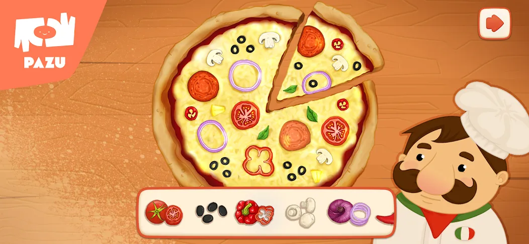 Pizza maker cooking games [МОД: Все открыто, Дополнительные деньги и Меню MOD] Screenshot 5