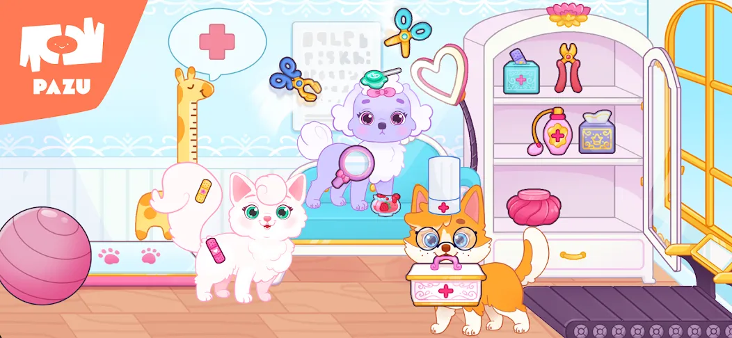 Princess Palace Pets World [МОД: Все открыто, Дополнительные деньги и Меню MOD] Screenshot 3