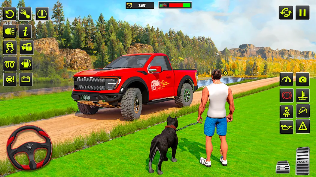 Offroad 4x4 Jeep Driving Game [МОД: Деньги, Монеты и Меню MOD] Screenshot 1