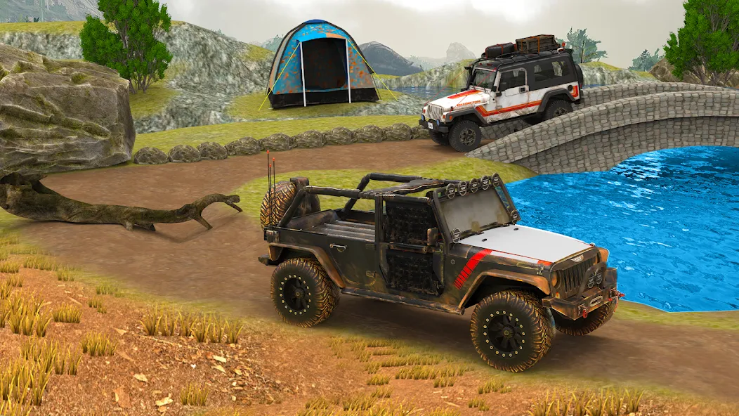 Offroad 4x4 Jeep Driving Game [МОД: Деньги, Монеты и Меню MOD] Screenshot 3