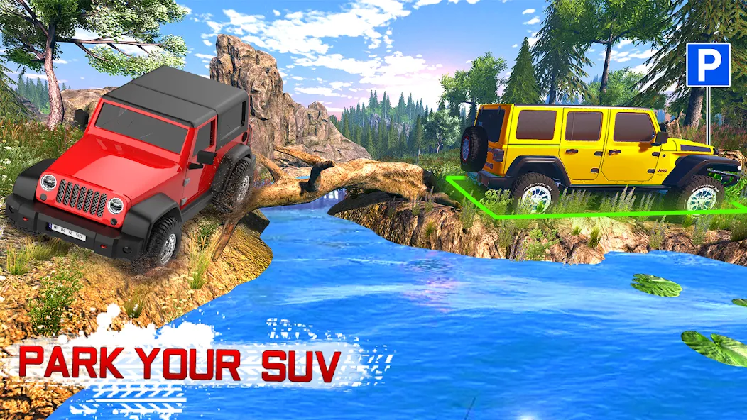 Offroad 4x4 Jeep Driving Game [МОД: Деньги, Монеты и Меню MOD] Screenshot 4