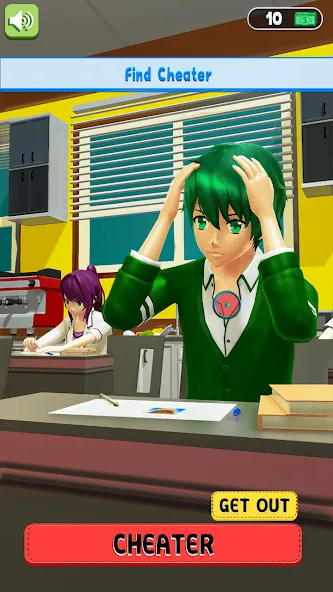 Anime School Teacher Simulator [МОД: Деньги, Монеты и Меню MOD] Screenshot 3