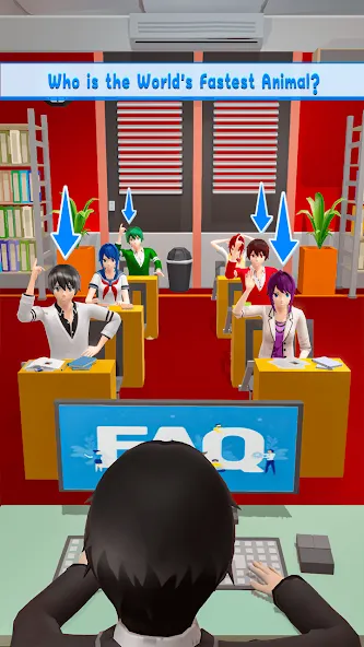 Anime School Teacher Simulator [МОД: Деньги, Монеты и Меню MOD] Screenshot 5