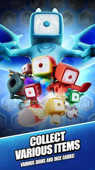 Roll Roll: Dice Heroes (Рэндом Дайс) [МОД: Меню, Бесконечные монеты и Открытые уровни] Screenshot 4