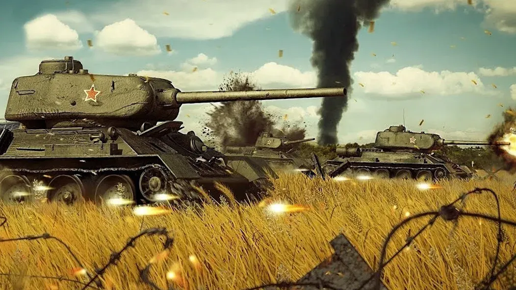 Army Tank Games Offline 3d [МОД: Много монет, Открытые уровни и Мега MOD] Screenshot 3