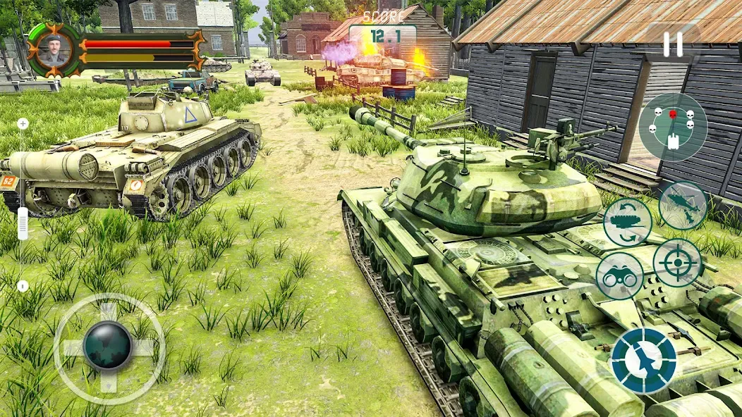 Army Tank Games Offline 3d [МОД: Много монет, Открытые уровни и Мега MOD] Screenshot 5