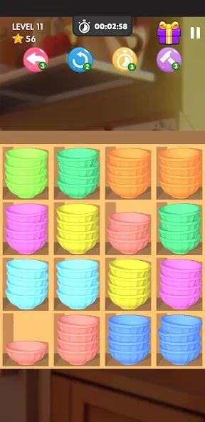 Bowl Sort Bonanza (Боул Сорт Бонанза) [МОД: Бесконечные деньги, Монеты и Мега MOD] Screenshot 5