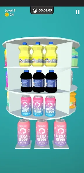 Tidy Goods Match 3D Master (Тайди Гудс Матч 3Д Мастер) [МОД: Бесконечные деньги, Монеты и Мега MOD] Screenshot 2