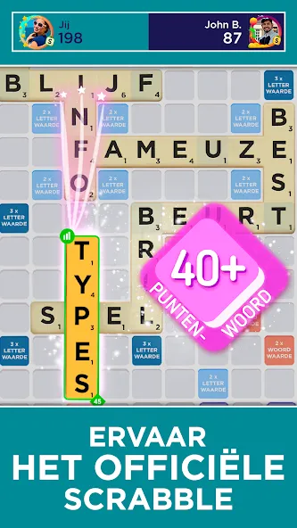 Scrabble® GO - Woordspel (Скрэббл ГО) [МОД: Деньги, Монеты и Меню MOD] Screenshot 1