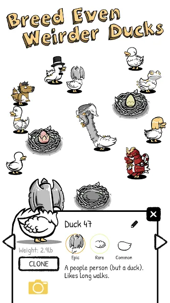 Clusterduck (Кластердак) [МОД: Много монет, Открытые уровни и Мега MOD] Screenshot 3