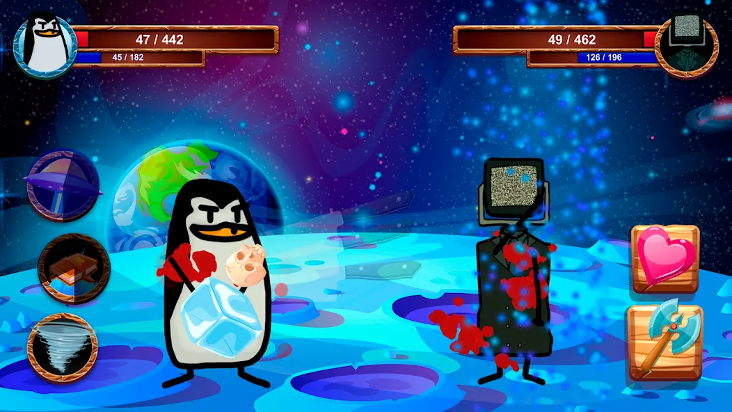 Cartoon Battle [МОД: Все открыто, Дополнительные деньги и Меню MOD] Screenshot 3