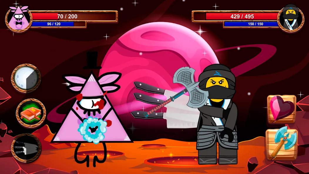 Cartoon Battle [МОД: Все открыто, Дополнительные деньги и Меню MOD] Screenshot 4