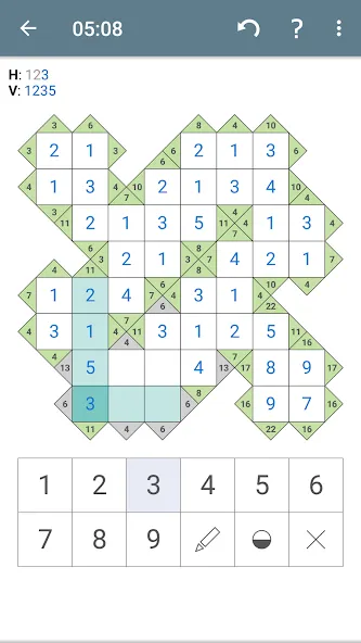 Kakuro (Cross Sums) [МОД: Много монет, Открытые уровни и Мега MOD] Screenshot 5