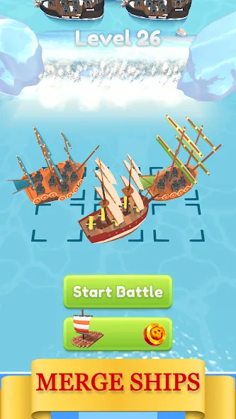 Merge Pirates (Мердж Пираты) [МОД: Все открыто, Дополнительные деньги и Меню MOD] Screenshot 1