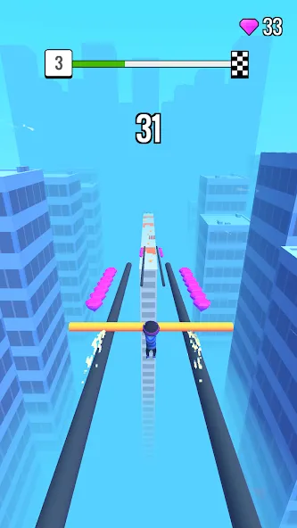 Roof Rails (Руф Рейлс) [МОД: Все открыто, Дополнительные деньги и Меню MOD] Screenshot 2