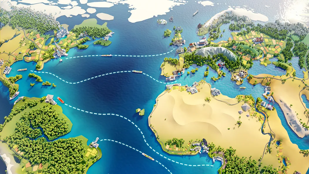 Port City: Ship Tycoon (Порт Сити) [МОД: Деньги, Монеты и Меню MOD] Screenshot 4
