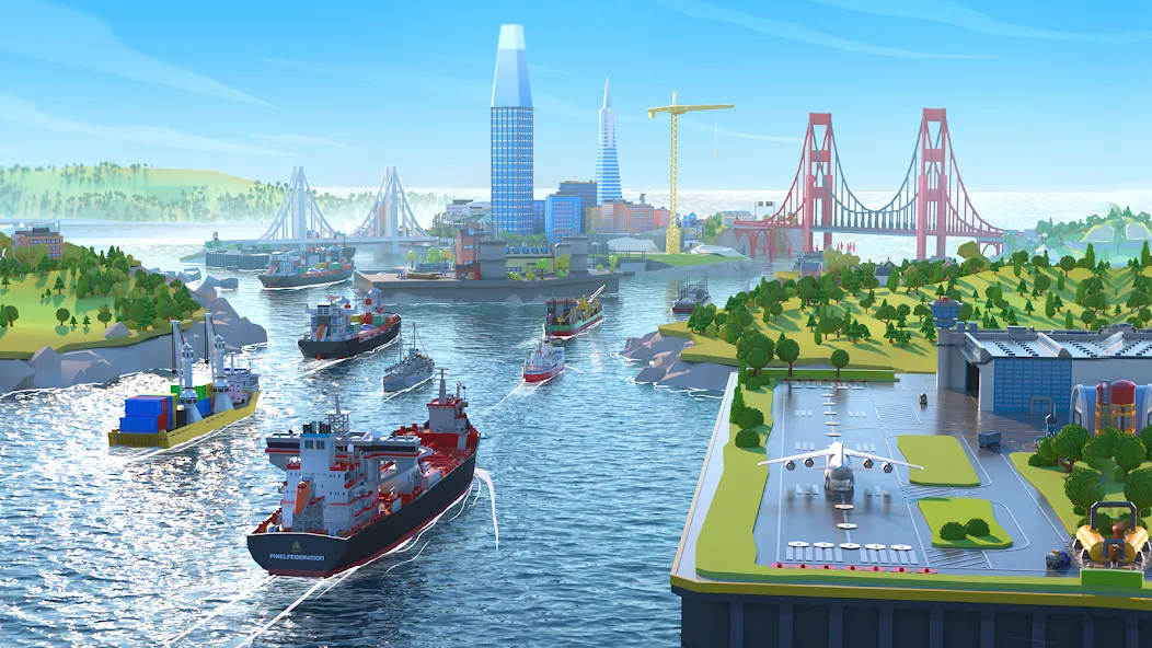 Port City: Ship Tycoon (Порт Сити) [МОД: Деньги, Монеты и Меню MOD] Screenshot 5