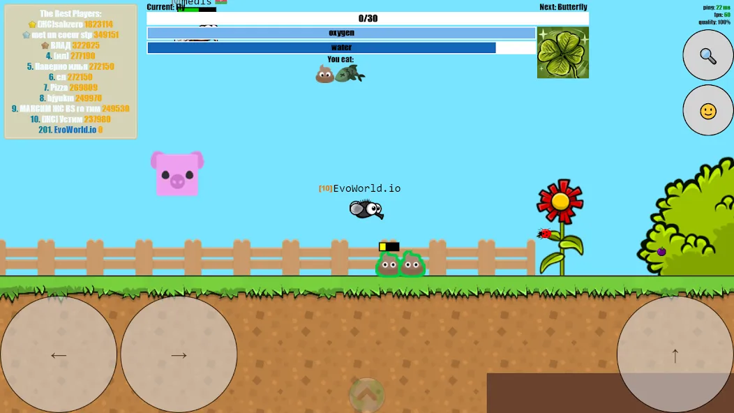 EvoWorld.io [МОД: Деньги, Монеты и Меню MOD] Screenshot 1