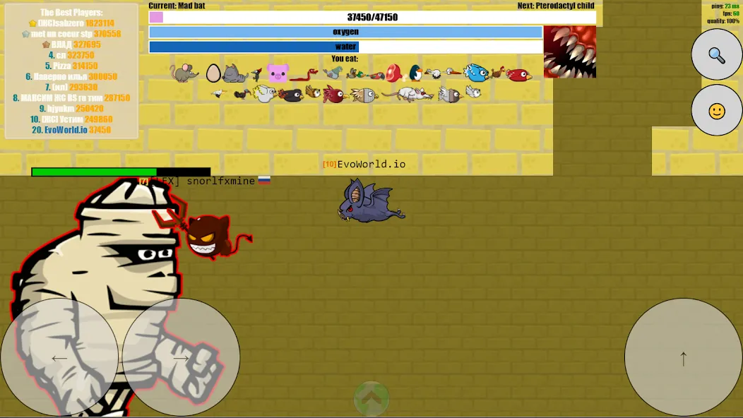 EvoWorld.io [МОД: Деньги, Монеты и Меню MOD] Screenshot 4