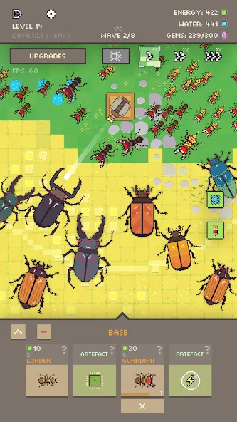 Ants vs Robots [МОД: Много монет, Открытые уровни и Мега MOD] Screenshot 1
