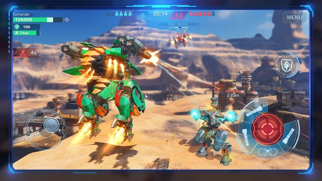 War Robots Multiplayer Battles [МОД: Бесконечные деньги, Монеты и Мега MOD] Screenshot 2