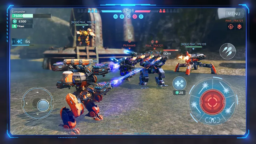 War Robots Multiplayer Battles [МОД: Бесконечные деньги, Монеты и Мега MOD] Screenshot 3