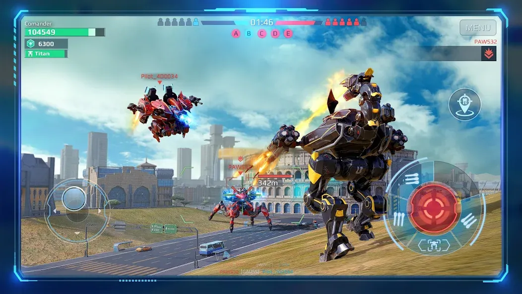 War Robots Multiplayer Battles [МОД: Бесконечные деньги, Монеты и Мега MOD] Screenshot 4