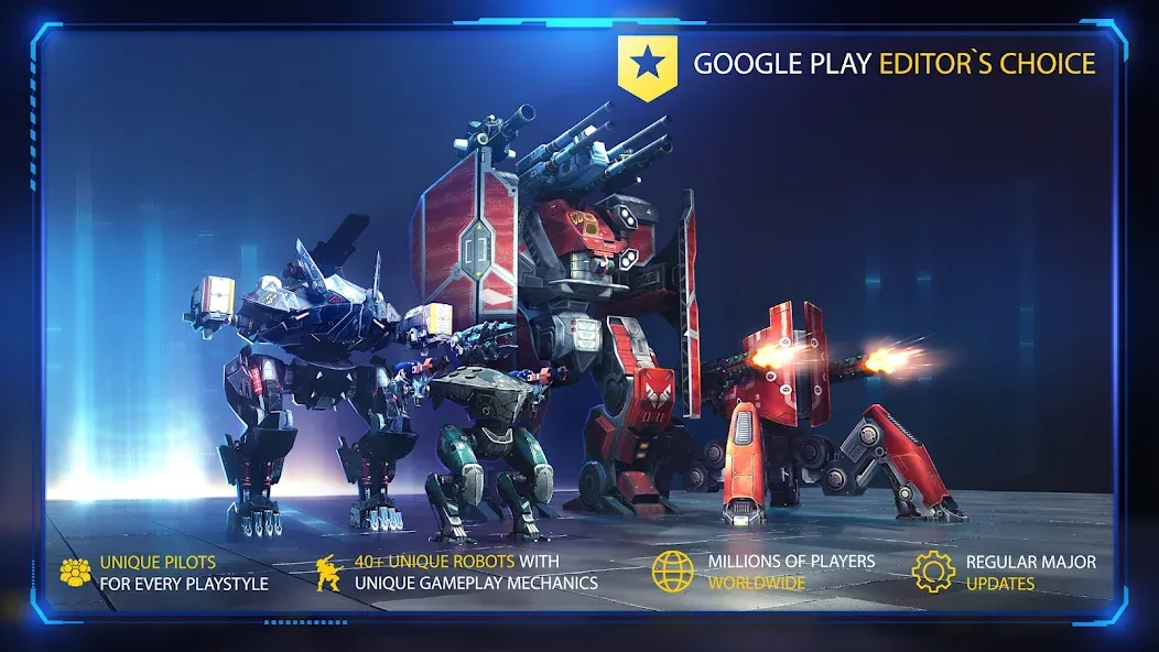 War Robots Multiplayer Battles [МОД: Бесконечные деньги, Монеты и Мега MOD] Screenshot 5