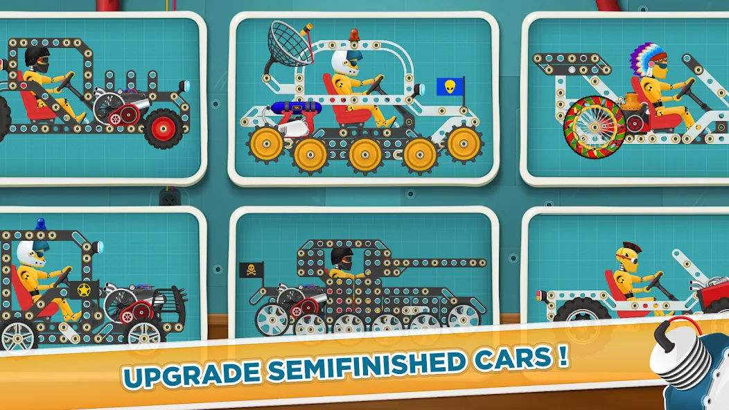 Car Builder & Racing for Kids [МОД: Много монет, Открытые уровни и Мега MOD] Screenshot 2