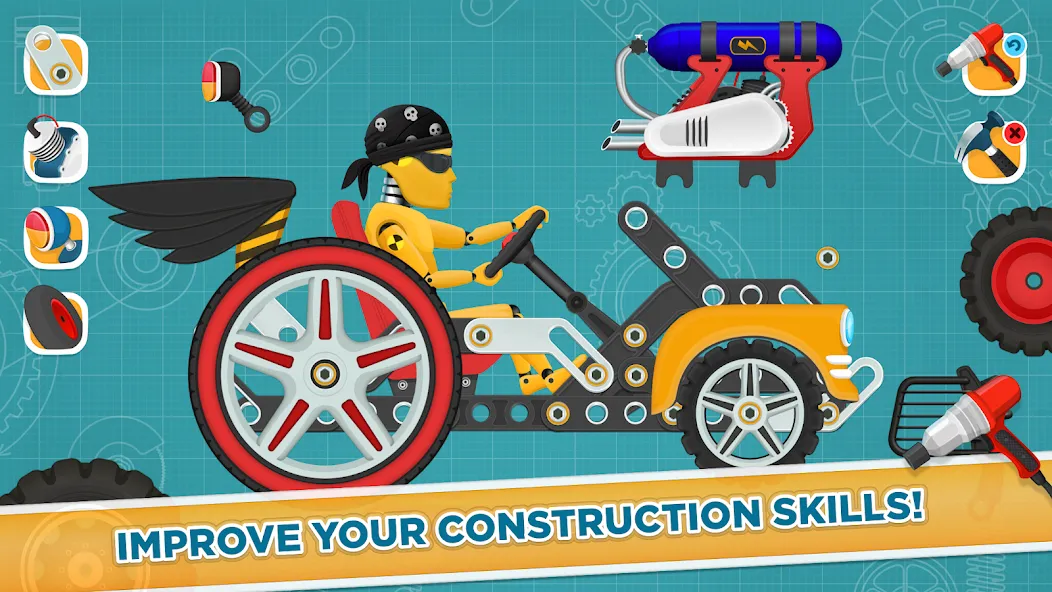 Car Builder & Racing for Kids [МОД: Много монет, Открытые уровни и Мега MOD] Screenshot 4