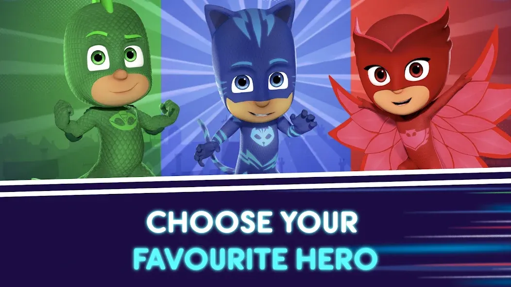 PJ Masks™: Moonlight Heroes [МОД: Бесконечные деньги, Монеты и Мега MOD] Screenshot 3