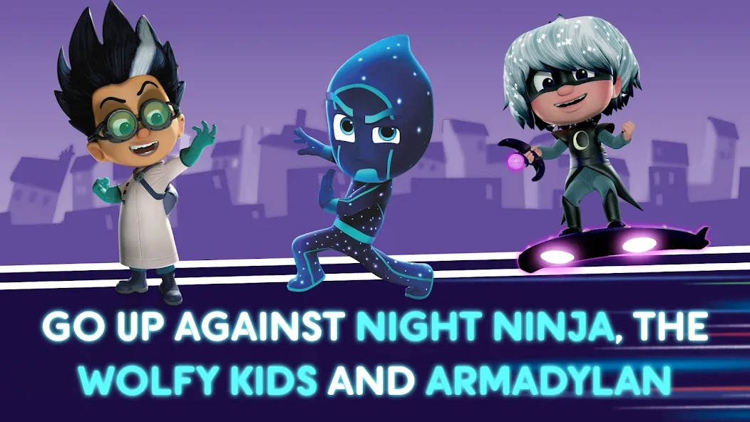 PJ Masks™: Moonlight Heroes [МОД: Бесконечные деньги, Монеты и Мега MOD] Screenshot 4