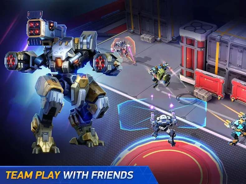 Mech Arena - Shooting Game (Мех Арена) [МОД: Бесконечные деньги, Монеты и Мега MOD] Screenshot 5