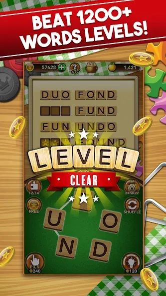 Word Collect - Word Games Fun (Ворд Коллект) [МОД: Бесконечные деньги, Монеты и Мега MOD] Screenshot 2