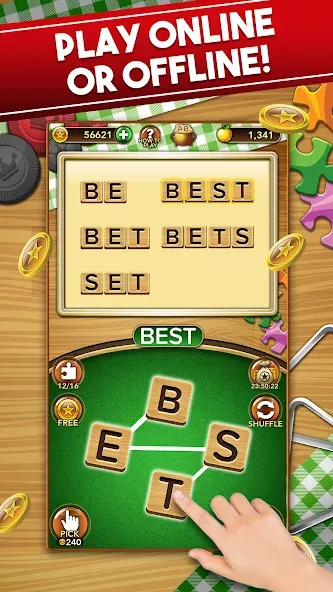 Word Collect - Word Games Fun (Ворд Коллект) [МОД: Бесконечные деньги, Монеты и Мега MOD] Screenshot 4