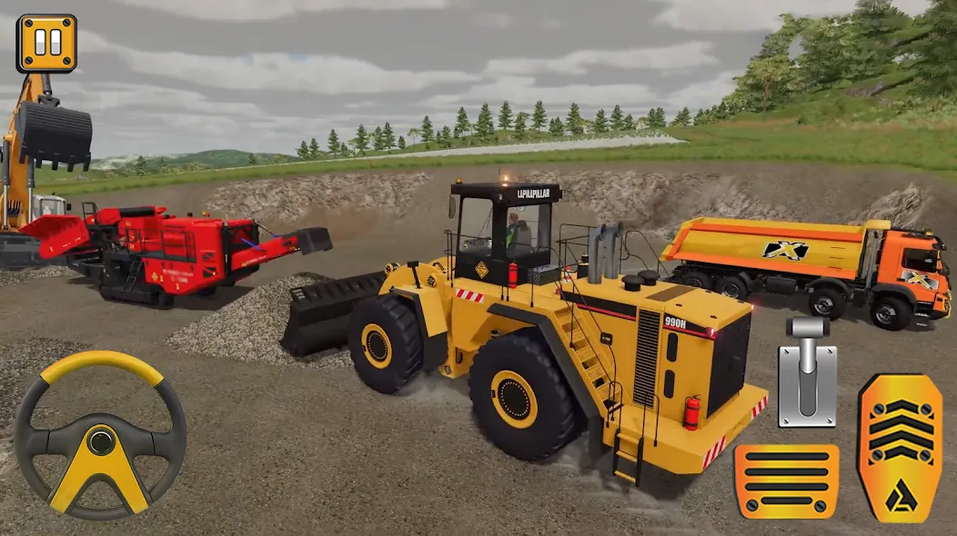 Construction City Simulator (Конструкция Сити Симулятор) [МОД: Меню, Бесконечные монеты и Открытые уровни] Screenshot 1