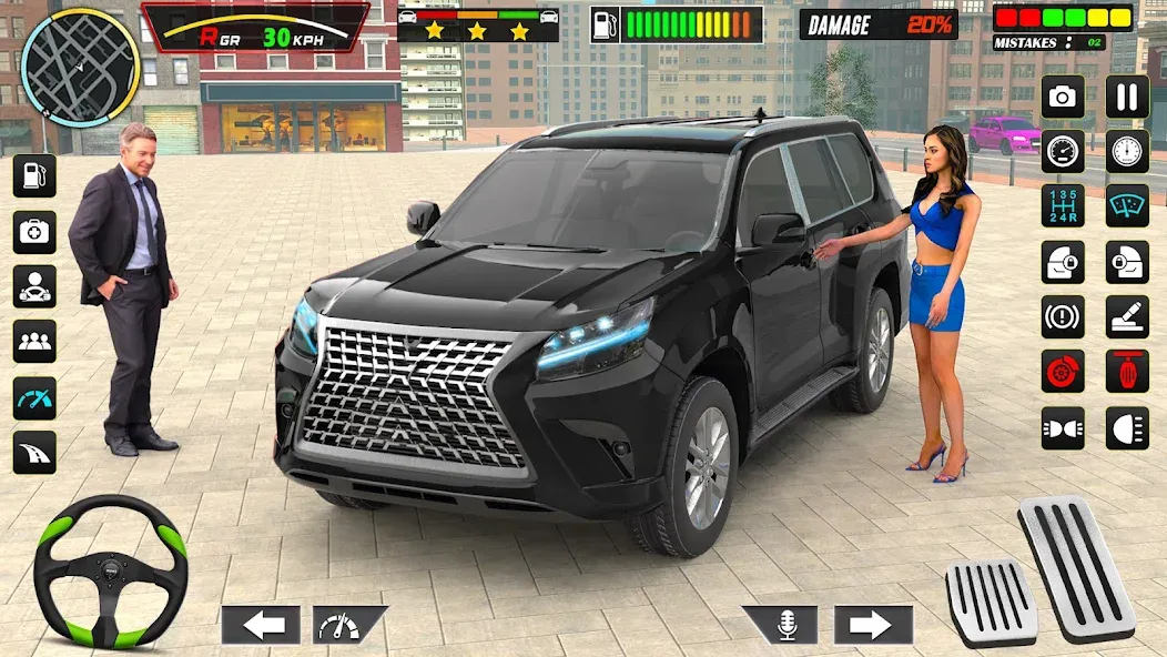 Car Dealership Car Saler (Драйвинг Скул Сити Кар Геймс) [МОД: Много монет, Открытые уровни и Мега MOD] Screenshot 1