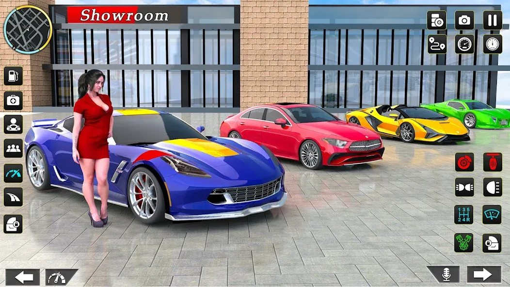 Car Dealership Car Saler (Драйвинг Скул Сити Кар Геймс) [МОД: Много монет, Открытые уровни и Мега MOD] Screenshot 3