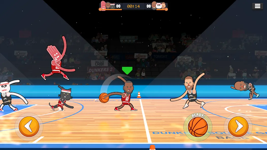 Dunkers 2 (Данкерс 2) [МОД: Много монет, Открытые уровни и Мега MOD] Screenshot 2