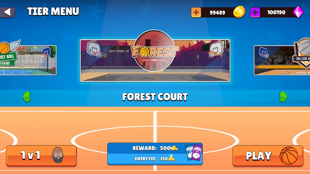 Dunkers 2 (Данкерс 2) [МОД: Много монет, Открытые уровни и Мега MOD] Screenshot 4