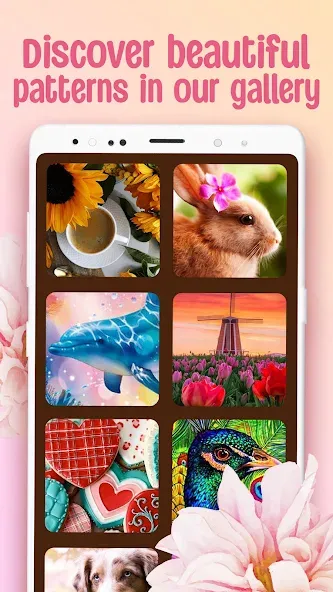 Cross-Stitch: Coloring Book (Кросс) [МОД: Много монет, Открытые уровни и Мега MOD] Screenshot 4